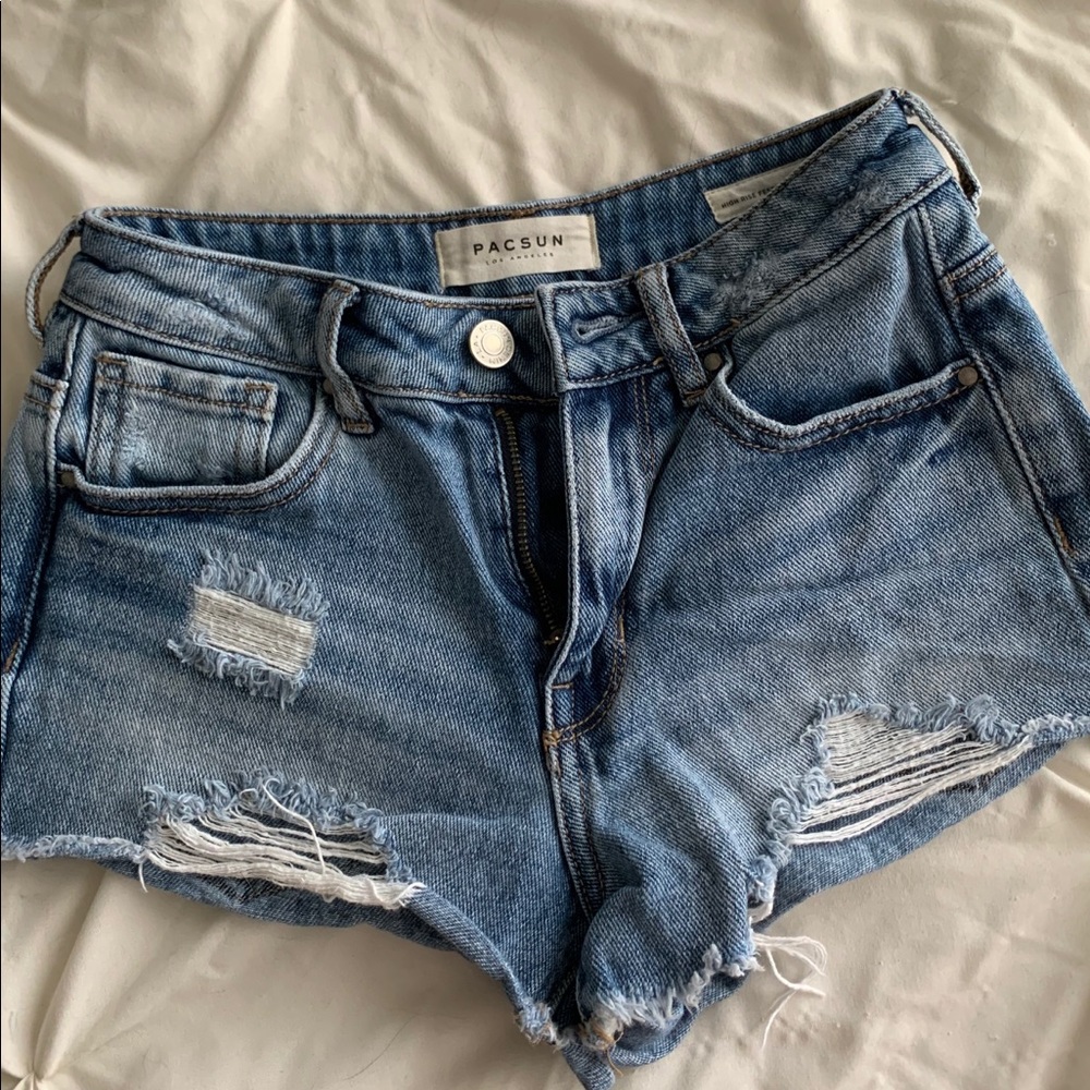 Pacsun high waisted festival shorts